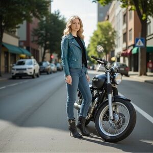 Alexander McQueen Biker Zip Boots Size 38.5 $1790